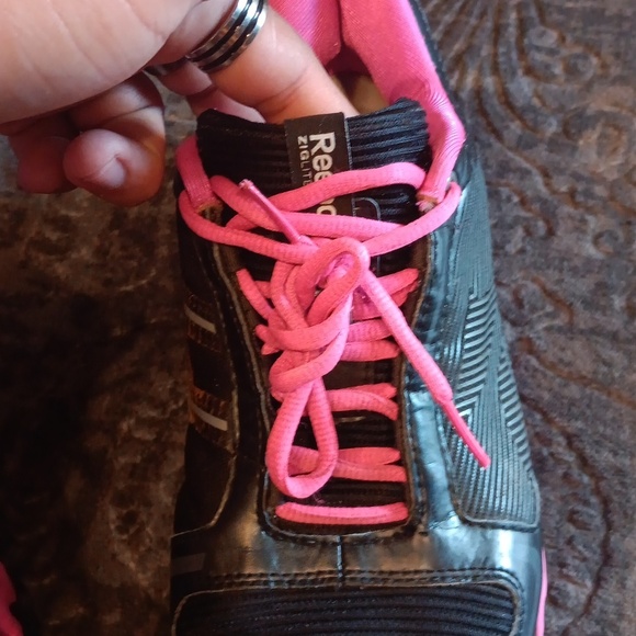 Reebok Zigtech Ziglite Zignano Womens Size 8 Pink Black Running Training Shoes - Picture 9 of 10